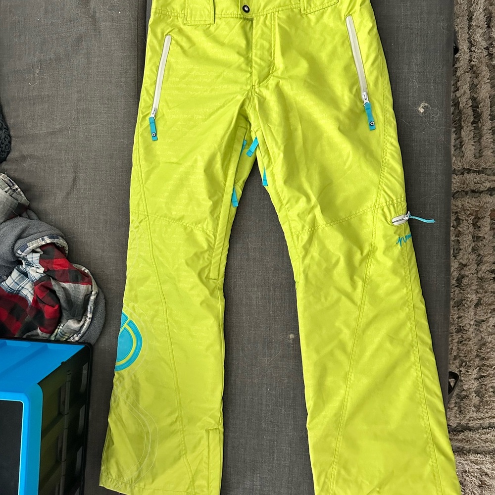 Bright Yellow Women's Ski Pants